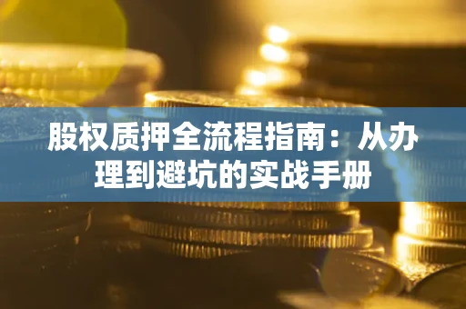 武汉股权质押全流程指南：从办理到避坑的实战手册