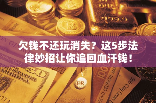 武汉欠钱不还玩消失？这5步法律妙招让你追回血汗钱！