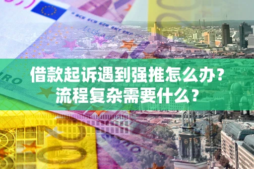 武汉借款起诉遇到强推怎么办？流程复杂需要什么？