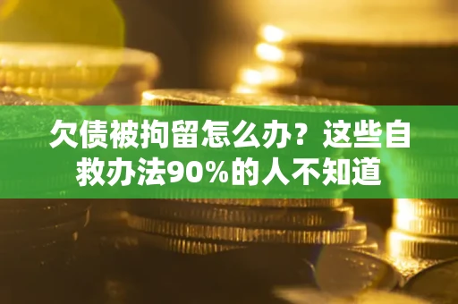 武汉欠债被拘留怎么办？这些自救办法90%的人不知道