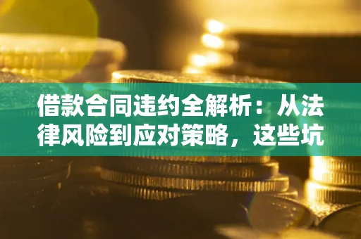 武汉借款合同违约全解析：从法律风险到应对策略，这些坑别再踩！