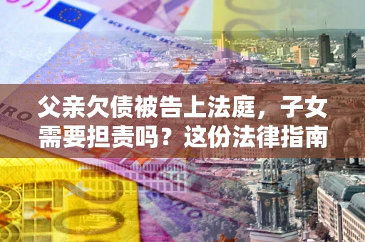武汉父亲欠债被告上法庭，子女需要担责吗？这份法律指南必须看完