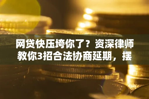 武汉网贷快压垮你了？资深律师教你3招合法协商延期，摆脱暴力催收！