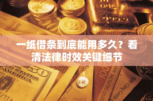 武汉一纸借条到底能用多久？看清法律时效关键细节